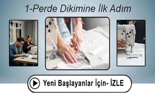 Perde Dikimine İlk Adım