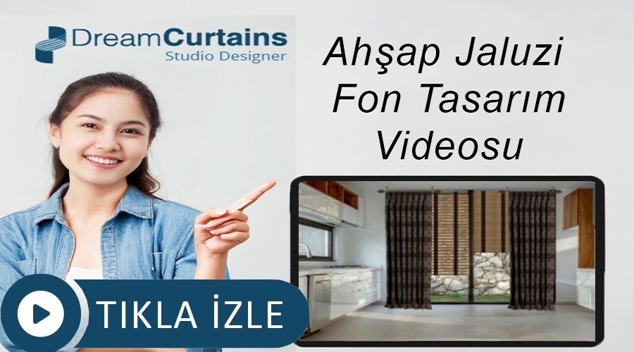 17. DC Studio Designer'ile - Ahşap Jaluzi & Fon Tasarım Videosu - İZLEYELİM